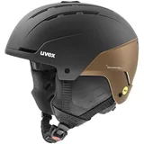 Uvex stance MIPS Skihelm black/brown matt - 58-62cm