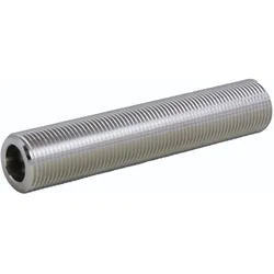 Schankhahnstutzen einseitig Einstich, NW 7mm - 5/8` Gewinde, 55mm CNS