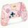 PowerA Enhanced Wireless Controller Princess Peach Plaid Rosa Nintendo Switch