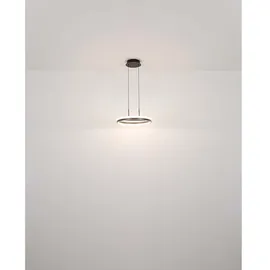 GLOBO Hängelampe 1-flg. 150 cm rund grau