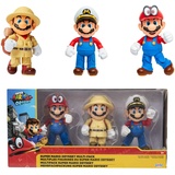 Nintendo Super Mario 406534 Odyssey 3er Pack, 10 cm