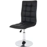 chefgastro Esszimmerstuhl HxBxT 103x43x54cm Sitzhöhe 41cm Kunstleder Schwarz