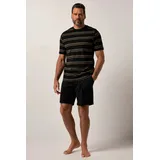 Jp1880 Schlafanzug Homewear Zweiteiler Shorts Schwarz XL