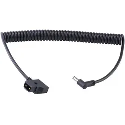 Atomos D-Tap to DC Locked Connector Barrel Coiled Cable