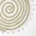 Homescapes Spiral Salbeigrün/Weiß Ø 60 cm