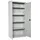 Proregal Stahlschrank AMEGO HxBxT 180x80x40cm | 4x Fachboden Grau-Grau