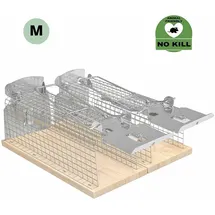 RatzFatz 2X Mausefalle Lebendfalle 20 cm