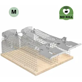 RatzFatz 2X Mausefalle Lebendfalle 20 cm