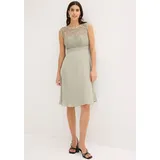 bonprix Minikleid Spitze Grün 38