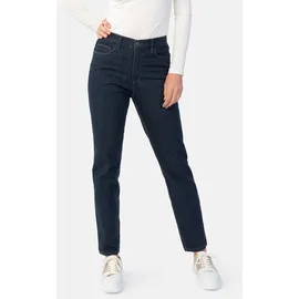 Stooker WOMEN Damen Jeans Dark Blue Denim Tapered Fit Hohe Taille, Baumwollmischung, gerade, Schlank - 38W / 30L