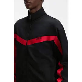 Hugo Sweatjacke Darti rot / schwarz L
