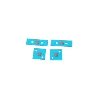 GOWENIC Laptop-Fußpolster für Laptop 3 4 5, Ersatz-Set für Laptop-Bodengehäusefüße, rutschfeste Fußpolster, rutschfeste, Runde Punkte, Genaue Größe (Splitter)