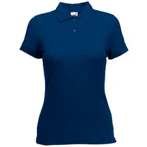 FRUIT OF THE LOOM Poloshirt Blau L