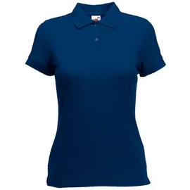 FRUIT OF THE LOOM Poloshirt Blau L