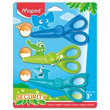 Maped - Kreativ-Scheren-Set, Konturen-Schere KIDICRAFT set of scissors x3