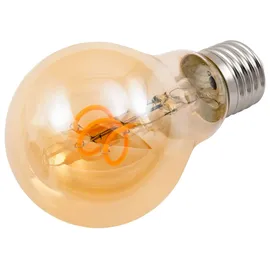 McShine LED Filament Glühlampe McShine Retro E27, 2W, 160lm, warmweiß, goldenes Glas