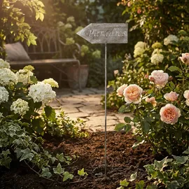 Ambiente Haus Gartenstecker Paradise (H) 122cm grau