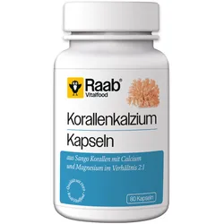 Raab Korallen Calcium Kapseln 80 St