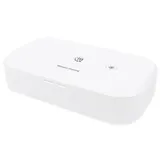 Manhattan UV Phone Sanitizer with Wireless Charger, 10 W Wireless Charging Pad, Integrated UV LEDs to eliminate germs, viruses and bacteria, Quick