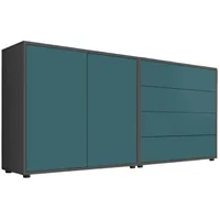 BMG Möbel Sideboard Mailand Set 3 Schubladenkommode Kommode in