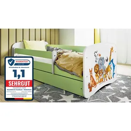raumhirsch furniture Kinderbett Raumhirsch 80 x 180 cm Holzwerkstoff grün