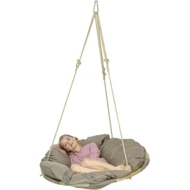 AMAZONAS Hängesessel Taupe mit weich gepolsterter Liegefläche und abnehmbarem Kissen - Taupe