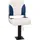 vidaXL Bootssitz mit Podest 360° Drehbar 55 x 70 x 106 cm blau