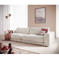 DELIFE Big-Sofa »Cubico«, Cord Beige 290x120 cm Bigsofa beige|weiß 292 cm x 82 cm x 122 cm