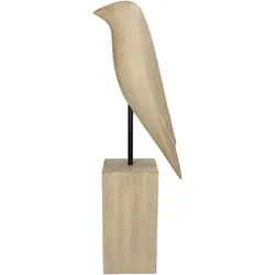 Vogel auf Stand - beige