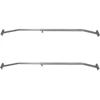 Baumarktplus 2er Set Alu-Bügel für Anhänger Flach-Planen verstellbar 1065