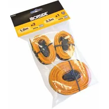 Ironside Spanngurt-Set 3-tlg. 25 mm 1 x 2,5 m / 2 x 1 m 400 daN