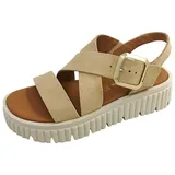 TAMARIS Sandalette Damen Bequem beige,EU 40 - 40 EU