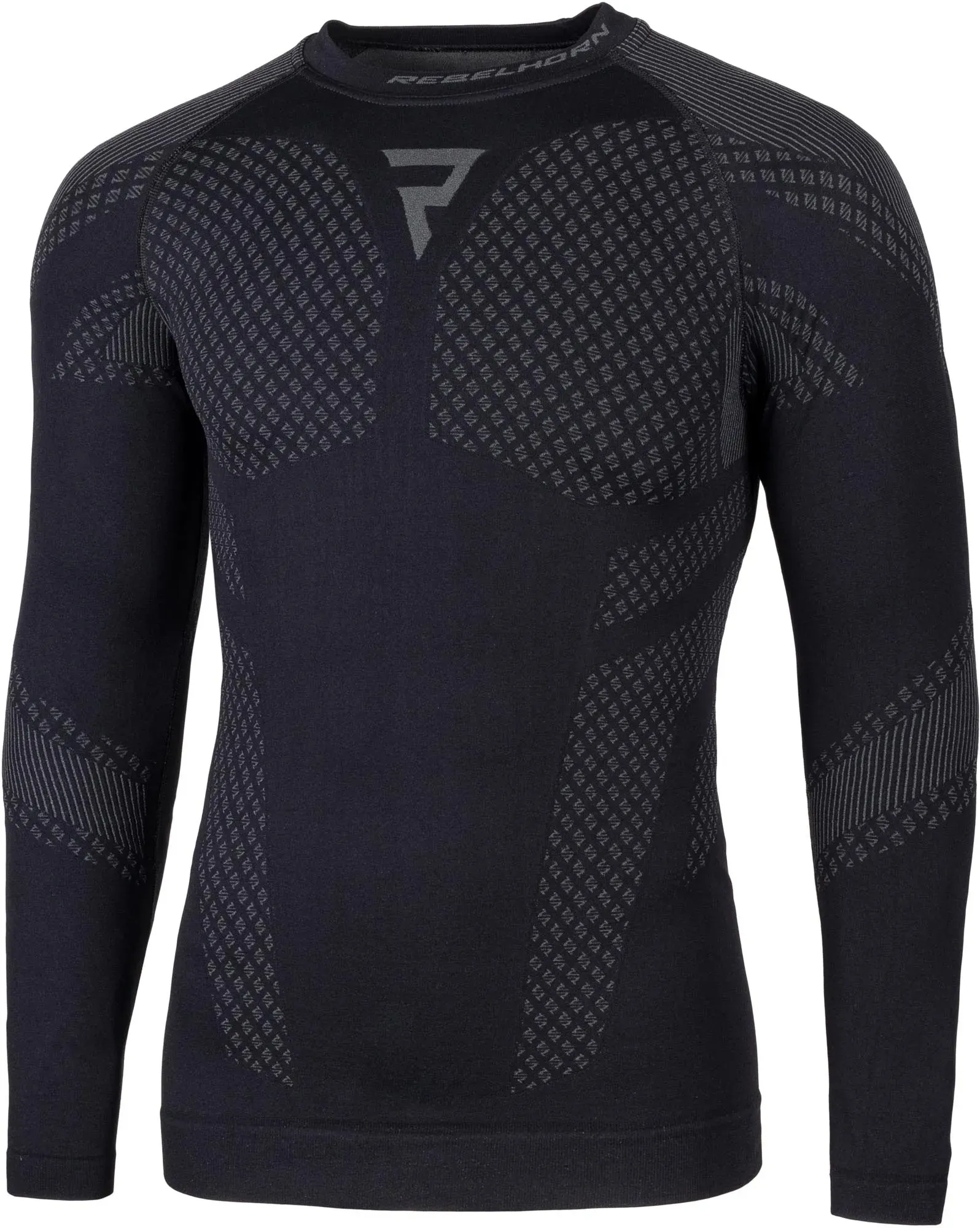Rebelhorn Active 2 Langarm Funktionshemd, schwarz-grau, Größe XS S für Männer