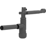 Blanco Raumsparsiphon | Platzsparend Für jeden Unterschrank | Kombinierbar mit allen BLANCO Spülen | Ablauf