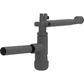 Blanco Raumsparsiphon | Platzsparend Für jeden Unterschrank Kombinierbar mit allen BLANCO Spülen | Ablauf | Ø 8 cm