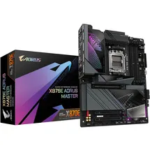 Gigabyte X870E AORUS Master Mainboard - Unterstützt AMD Ryzen 9000 CPUs, 16+2+2 Phasen, bis zu 8600MHz DDR5, Wi-Fi 7, 10GbE LAN