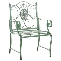 TPFGarden STUHL, Grün, Metall, 62x94x53 cm, Gartenmöbel, Gartenstühle, Gartenstühle