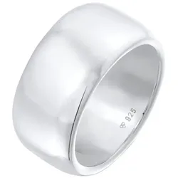 Elli PREMIUM Breit Schlicht Bandring Trend 925 Sterling Silber 52 Damen 