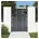 Gartentor Gartentor Anthrazit 105x130 Stahl