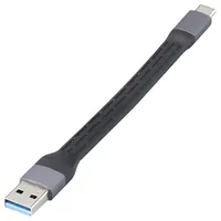 Renkforce USB-Kabel USB 2.0 0.15 m Schwarz Flexibel, mit