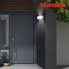 Telefunken LED-Außenleuchte Monaco Weiß 2 x 6 W