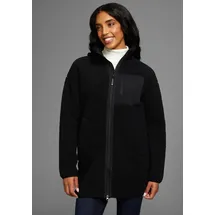 POLARINO Fleecejacke Teddy Fleece, Jacke, oversize Gr. 36/38, schwarz, , 61273240-36