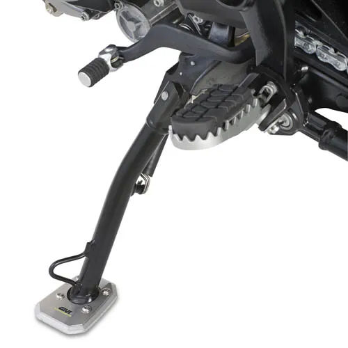 GIVI voetverlenging gemaakt van aluminium en roestvrij staal voor zijstandaard voor Suzuki-modellen (zie hieronder)