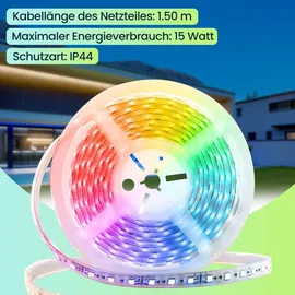 Nedis Smartlife Full Color LED-Streifen WIFILS50CRGBW 15 W RGB 500 cm