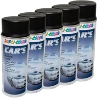 Lackspray Spraydose Sprühlack Cars Dupli Color 385872 schwarz matt 5 X 400 ml