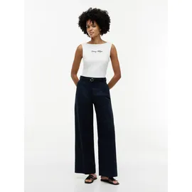 Tommy Hilfiger Classic Script Boat-NK Top Weiß L