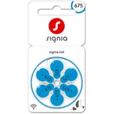 Signia - 675 BLAU - Hörgerätebatterien PR44 - (6er Blister)