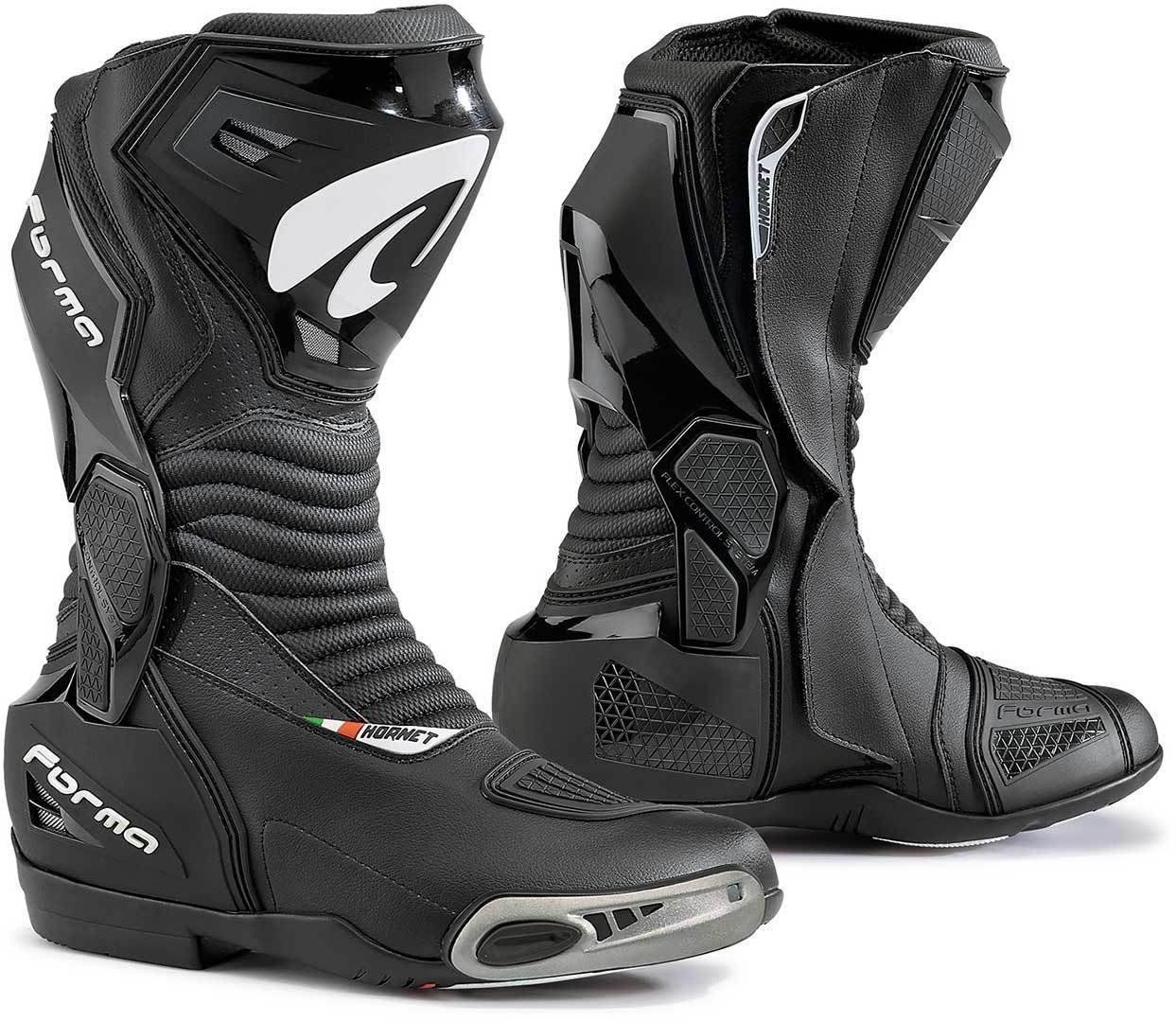 Forma Hornet Motorradstiefel, schwarz, Größe 40 für Männer