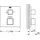 Grohe Grohtherm Cube Thermostat-Wannenbatterie mit integrierter 2-Wege-Umstellung