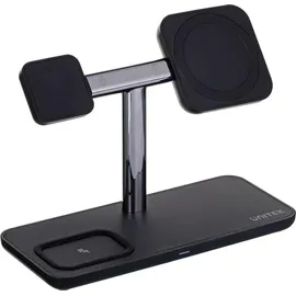 UNITEK P1212A, Freistehend, ABS, Schwarz, Silber, Kontakt, Tisch, 15 W), - Schwarz/Silber